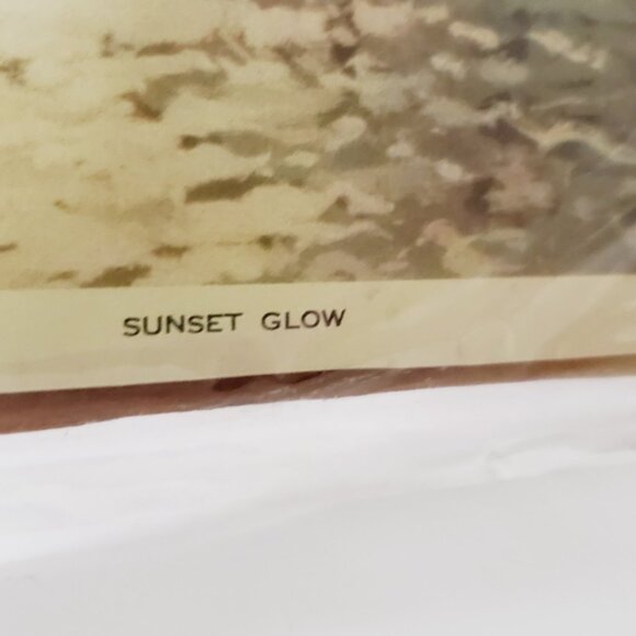 Antique 1926 Print  Sunset Glow 10" x 13" - Picture 4 of 6